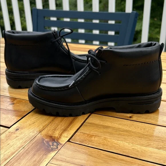 NWT Timberland Chukka Boots Mens 8.5 Black Lace Ip Chunky 41050 Rugged Street 2 - Picture 7 of 7